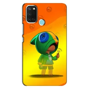 Чехол для Realme C17 Бравл Старс (VPrint) (Мальчик Леон)
