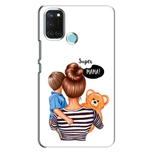 Чохол з друком для Realme C17 - (Мама з дитинкою) (AlphaPrint) (Мама з синочком)