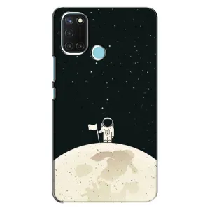 Космические Чехлы для Реалми С17 (VPrint) (На луне)