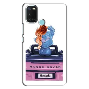 Чехол с печатью для Realme C17 - (Мода) (AlphaPrint) (На машине)