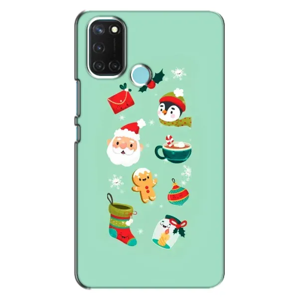 Чехол с принтом «Настроение НГ» для Realme C17 Чехол с принтом «Настроение НГ» для Realme C17