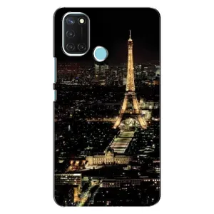 Чехол Эйфелева Башня для Realme C17 - (AlphaPrint) (Ночной Париж)