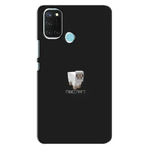 Чехол Майнкрафт на Realme C17 (AlphaPrint) Minecraft (Овечка Майнкрафт)