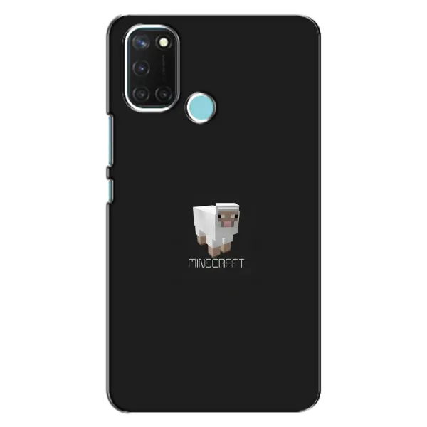 Чехол с принтом «Овечка Майнкрафт» для Realme C17