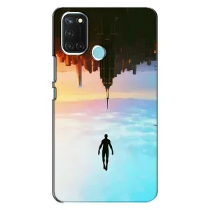 Чехол с человеком пауком для Realme C17 - (AlphaPrint) (Паук человек)