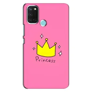 Чехол с картинкой (Стильные) для Реалми С17 - (AlphaPrint) (Princess)