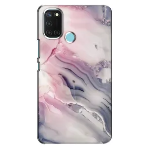 Мраморный чехол на Realme C17 (VPrint) (Пурпурный Мрамор)