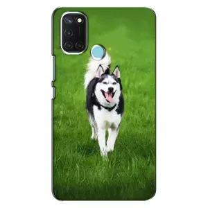 Чохол з Хаскі Realme C17 - (AlphaPrint) (Радісний Хаскі)
