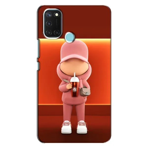 Чехол с принтом «С Кофе» для Realme C17