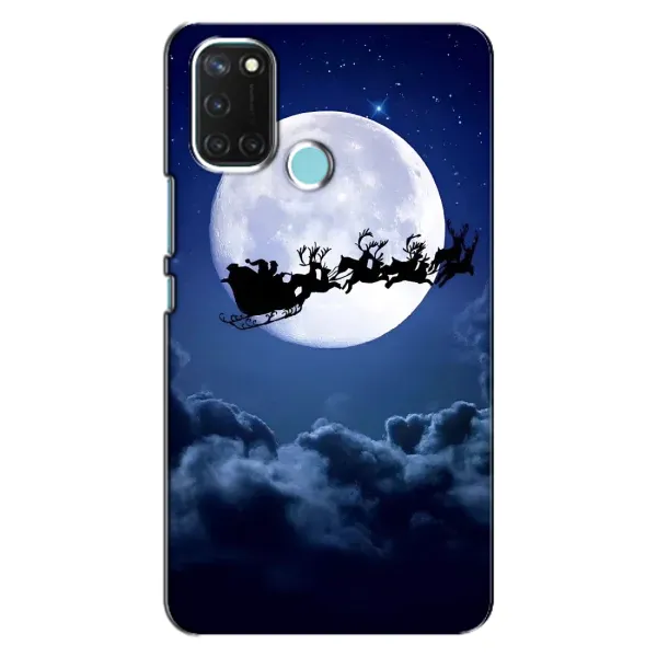 Чехол с принтом «Санта - луна» для Realme C17 Чехол с принтом «Санта - луна» для Realme C17