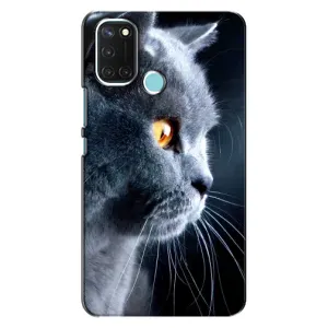 Чехлы с Котиками для Realme C17 (VPrint) (Серый Кот)