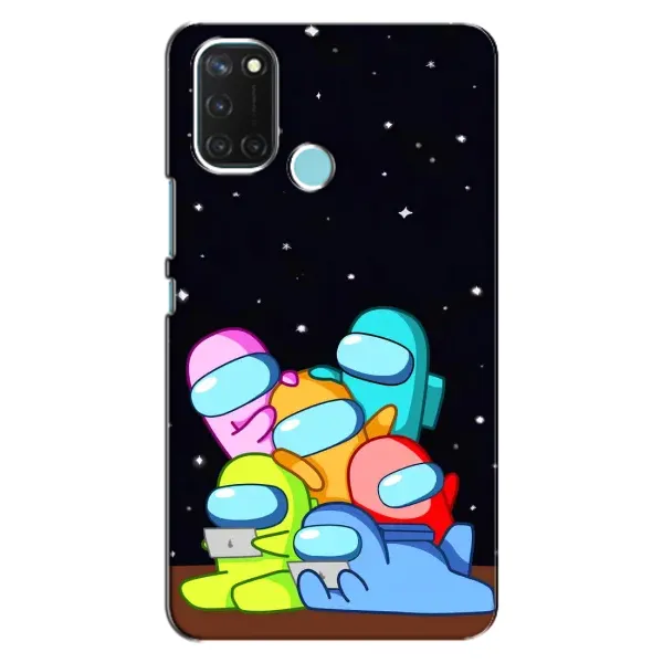 Чехол с принтом «Скины в космосе» для Realme C17