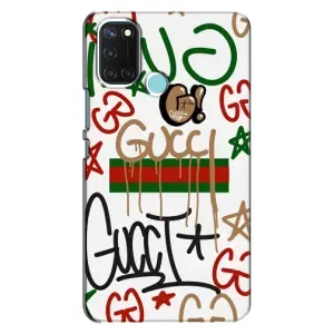 Брендновые Чехлы для Realme C17 - (PREMIUMPrint) (Стиль GUUCI)