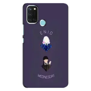 Чехлы Венсдей на Realme C17 Уэнсдей (AlphaPrint) (Уэнздей и подруга)