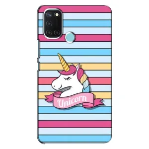 Чехол для Реалми С17 - (Единорожки - Новинки) (AlphaPrint) (Unicorn)