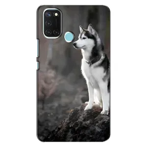 Чохол з Хаскі Realme C17 - (AlphaPrint) (Вірний собака)