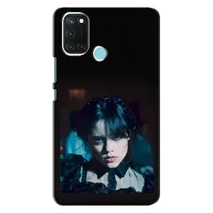 Чехлы Венсдей на Realme C17 Уэнсдей (AlphaPrint) (взгляд Уэнздей)