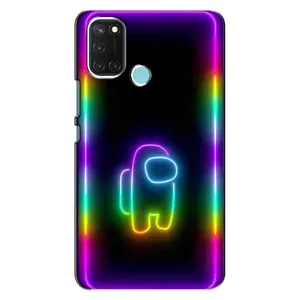 Чехол Амонг Ас для Realme C17 (AlphaPrint) (Яркий скин)