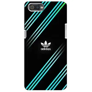 Чохли Адидас для Realme C2 (AlphaPrint) (Адідас з полосами)