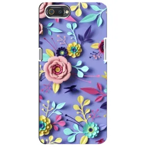 Чохли з квітами для Realme C2 (VPrint) (Дизайн квітів)