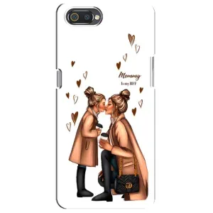 Чохол з друком для Realme C2 - (Мама з дитинкою) (AlphaPrint) (Донька і мама)