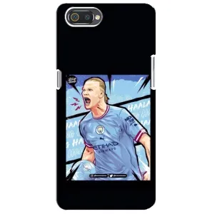 Чехлы с футболистом Ерлинг Холанд для Realme C2 (AlphaPrint) (гол Эрлинг Холланд)