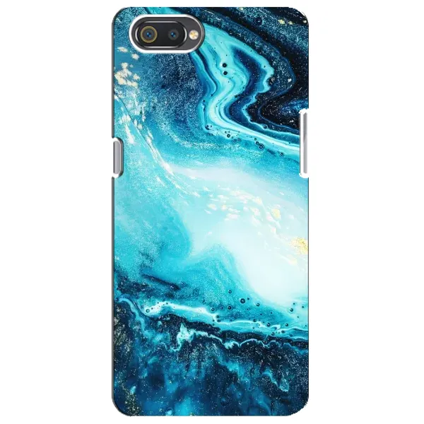 Чохол з принтом «Блакитний мрамор» для Realme C2
