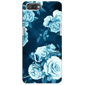 Чехлы (ART) Цветы на Realme C2 (VPrint) (Блактині бутони)