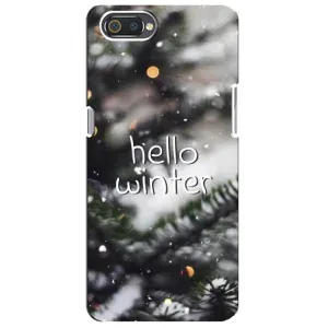Новорічні, Святкові Чохли для Realme C2 - 2024 год (Hello winter)