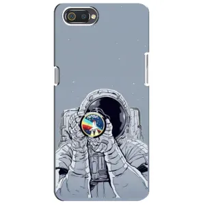 Чохол NASA для Realme C2 (AlphaPrint) (Космонавт фото)