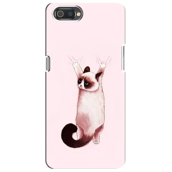 Чохол з принтом «Котик падає» для Realme C2 Чохол з принтом «Котик падає» для Realme C2