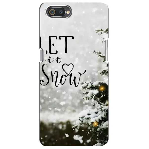 Чехол с принтом «Let it snow» для Realme C2