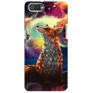 Чохли з картинкою Лисичка для Realme C2 (VPrint) (Лисичка в космосі)