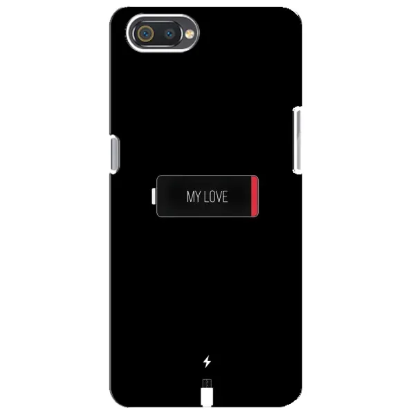 Чохол з принтом «Love battery» для Realme C2