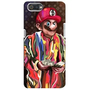 Бренднові Чохли для Realme C2 - (PREMIUMPrint) (Mario LV)