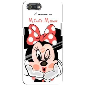 Эксклюзивный чехол для Realme C2 (AlphaPrint - Мультяшные) (Маус Минни)