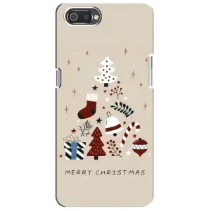 Різдвяні, Святкові Чохли для РіалМі С2 (Merry Christmas)