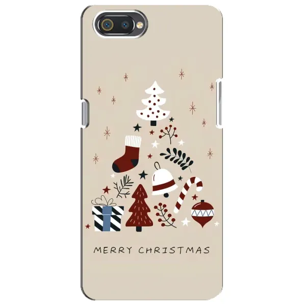 Чехол с принтом «Merry Christmas» для Realme C2
