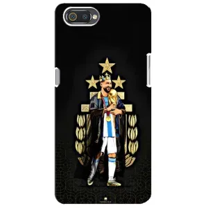 Чехлы для Realme C2 (Leo чемпион) (AlphaPrint) (Месси Король)