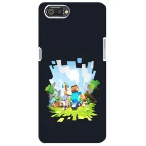 Чохол Майнкрафт на Realme C2 (AlphaPrint) Minecraft (персонажі Minecraft)