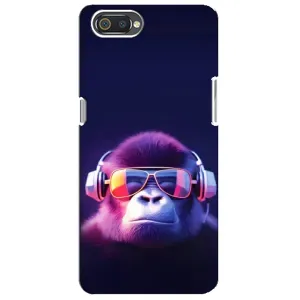 Чохол з Мавпами Realme C2 - (AlphaPrint) (Стильна мавпа)