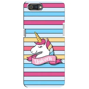 Чехол для Реалми С2 - (Единорожки - Новинки) (AlphaPrint) (Unicorn)