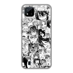Чехлы Персонажи Аниме Наруто для Realme C11 (2021) / C20 (AlphaPrint) (Ahegao manga)
