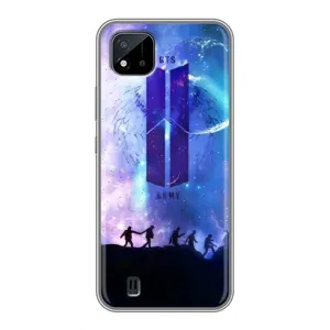 Чехлы BTS для Realme C11 (2021) / C20 (AlphaPrint) (Army BTS)