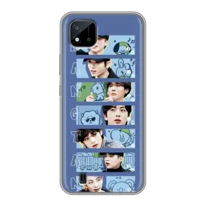 Чехлы BTS для Realme C11 (2021) / C20 (AlphaPrint) (Bangtan)