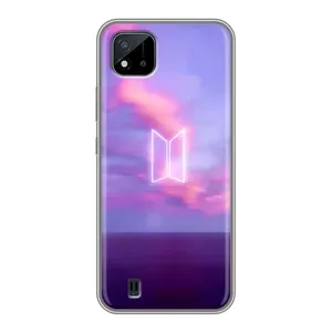 Чехлы BTS для Realme C11 (2021) / C20 (AlphaPrint) (BTS логотип)