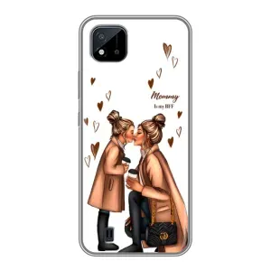 Чехол с печатью для Realme C11 (2021) / C20 - (Мама с ребенком) (AlphaPrint) (Дочка и мама)