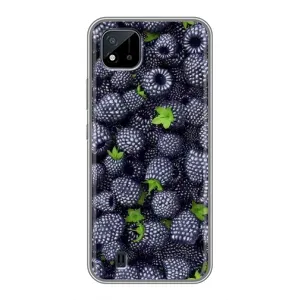 Чехлы с Фруктами для Realme C11 (2021) / C20 (VPrint) (Ежевика)