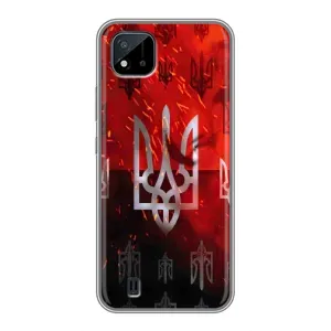 Украинские Чехлы для Realme C11 (2021) / C20 с картинкой УПА (AlphaPrint) (ГЕРБ УПА)