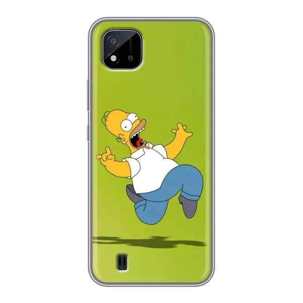 Чохол з принтом «Гомер Сімпсон» для Realme C11 (2021) / C20